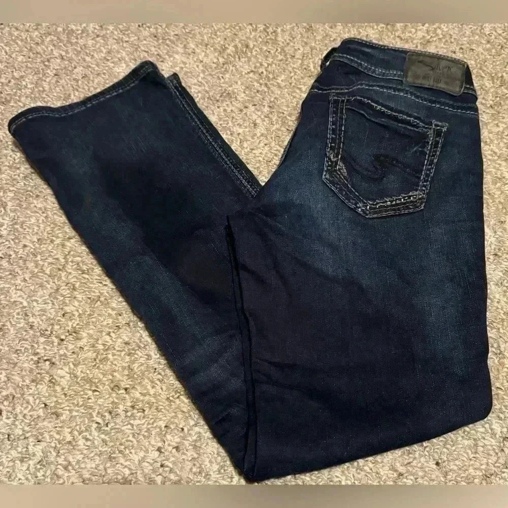 Silvers Suki Mid Rise Slim Bootcut Jeans - Picture 3 of 8